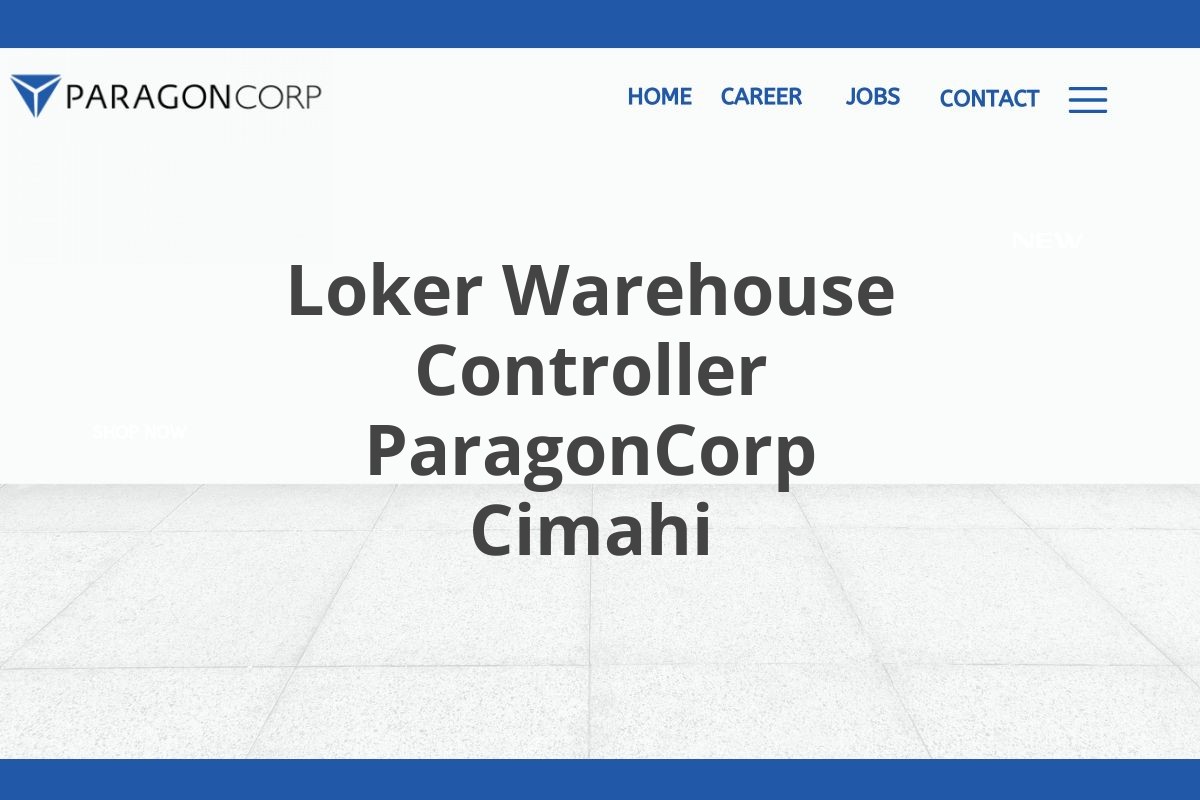 Loker Warehouse Controller ParagonCorp Cimahi