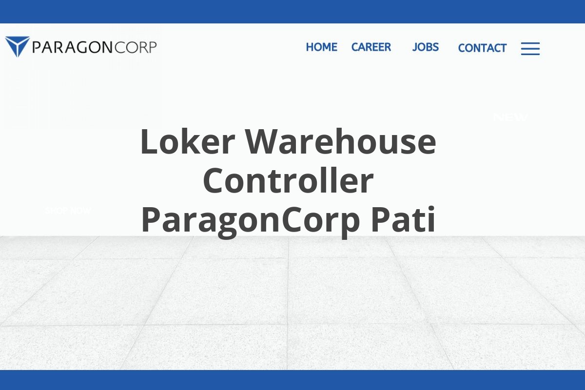 Loker Warehouse Controller ParagonCorp Pati